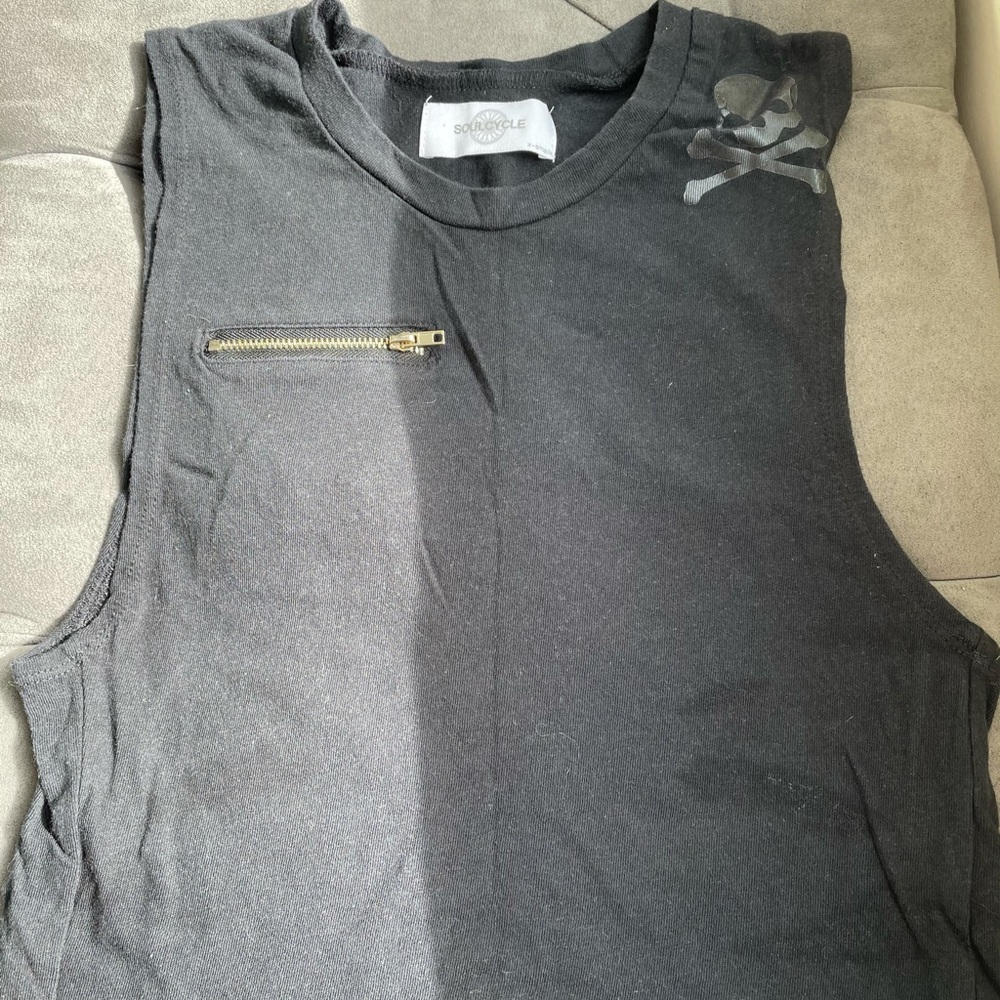 SoulCycle Black Crop Top